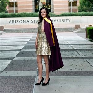 GOLD SEQUIN SKATER DRESS! ⭐️